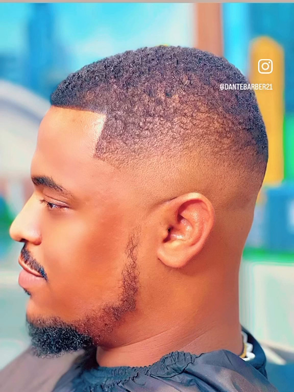 Razor-sharp line-up with a skin fade